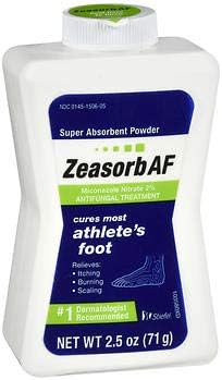 Zeasorb Antifungal Powder (Порошок) - 2.5 oz (Унции) Zeasorb