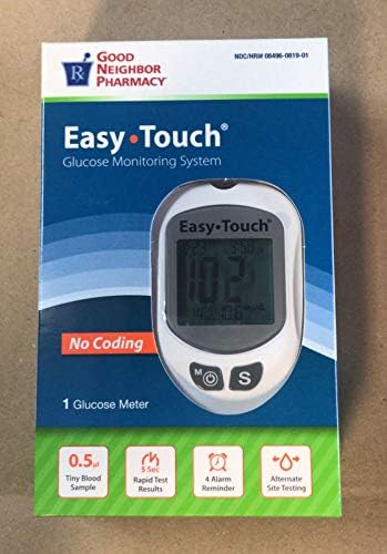 Good Neighbor Pharmacy Easy Touch Glucose Monitoring System Good Neighbor Pharmacy