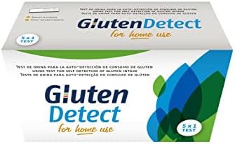 at-Home 5 Pack Urine Test to Monitor Past Gluten Exposure in The Gluten Free Diet to Prevent Future Gluten Related Symptoms Gluten Detect