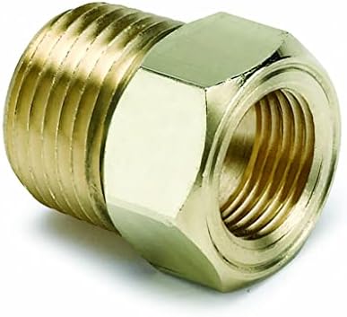 AutoMeter Adapter Temperature Gauge Mechanical | 1/2 inch NPT Male Brass KarParts360