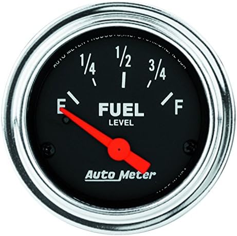 Auto Meter 2514 Traditional Chrome Electric Fuel Level Gauge Auto Meter