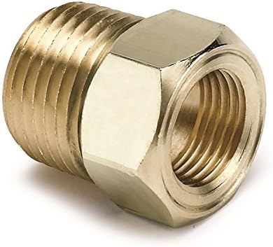 Auto Meter 2264 Temperature Sensor Adapter, Gold Auto Meter