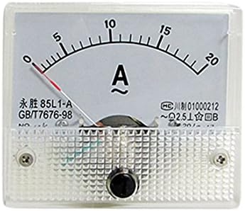 uxcell AC 0-20A Rectangle Analog Current Panel Ammeter Gaugeere Meter Uxcell