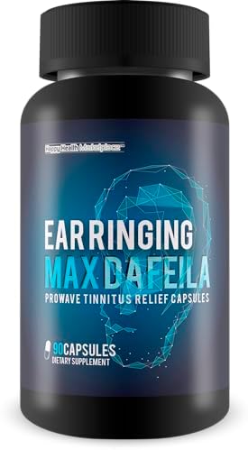 Ear Ringing Max Dafeila Prowave Tinnitus Relief Capsules (Капсулы) - Our Best Natural Ear Ringing Remedy - Ear Ringing Relief Ear Supplement - Ear Health Supplements - Ear Ringing Supplements - For Ringing Ears Happy Health Marketplace