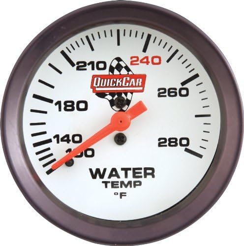 QuickCar Racing Products 611-7006 Extreme Series 2-5/8" Diameter Water Temperature Gauge QuickCar Racing Products