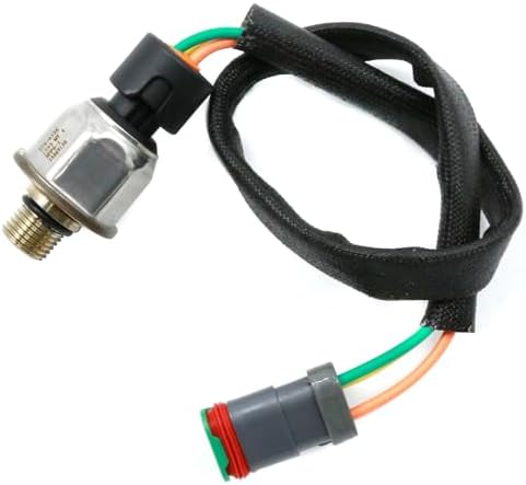 2244536 Pressure Sensor, Fuel Injection Pressure Sensor Replacement for Caterpillar On Highway Engines C7 C9, Replaces 224-4536 Duzforei