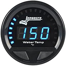 Longacre 52-46860 Digital Elite Waterproof Water Temp. Gauge Longacre