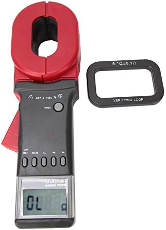 ETCR2000A+ Ground Earth Tester Digital Clamp Meter Ground Earth Meter Tester with LCD Display Walfront