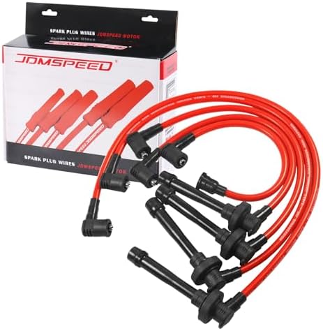 JDMSPEED New Spark Plug Wire Set Replacement for Honda Civic Del Sol EG EK EJ D15 D16 Spiral Core 92-00 Jdmspeed