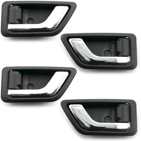 4Pcs 1Set Interior Door Handle Front Rear Left Right for Hyundai Getz Click 2003 2011 Otois