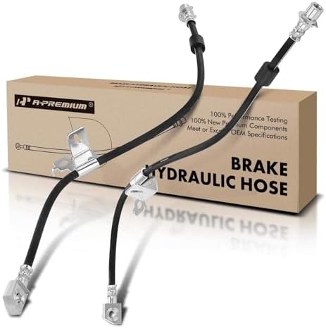 A-Premium Front Driver and Passenger Brake Hydraulic Hose Compatible with Ford Models - For F-150 2010-2011 - Replace# AL3Z2078E (Pack of 2) A-Premium