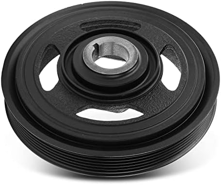 A-Premium Engine Harmonic Balancer Pulley Compatible with Honda Accord 08-17, Pilot 09-20, Odyssey 08-20, Ridgeline 09-14 17-20, Passport 19-20 & Acura MDX, RDX, TLX, TSX, TL, RLX, ZDX, RL, SOHC 3.5L A-Premium