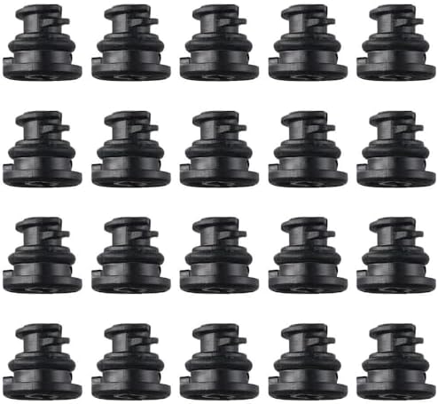 BYOBYO 20 Pcs Oil Drain Plug, 06L103801, 06L-103-801 Black Drain Plug Replacement Car Accessories Parts for Audi, for Golf, for Passat Byobyo