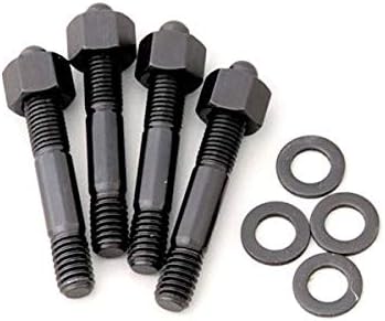 ARP 200-2403 Black Oxide 5/16" Thread 2.225" OAL Carburetor Stud with 1/2" Spacer, (Set of 4) Arp