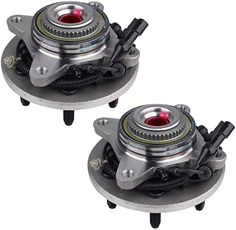 Pair 515046 Front 4WD Wheel Hub Bearing Assembly Compatible with 2004 Ford F-150 Heritage, 2004-2005 F-150 w/ABS Parod