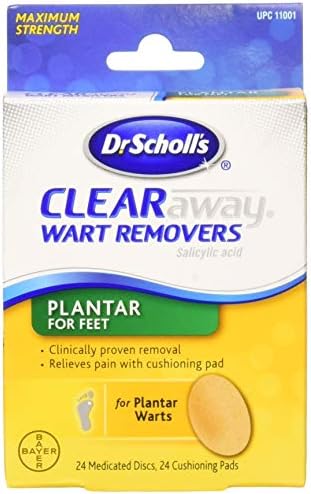 Dr. Scholl's Clear Away Wart Remover Plantar 24 Count (Pack of 3) Dr. Scholl's