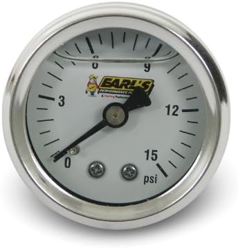 Earl's 100189ERL Fuel Pressure Gauge Earl's