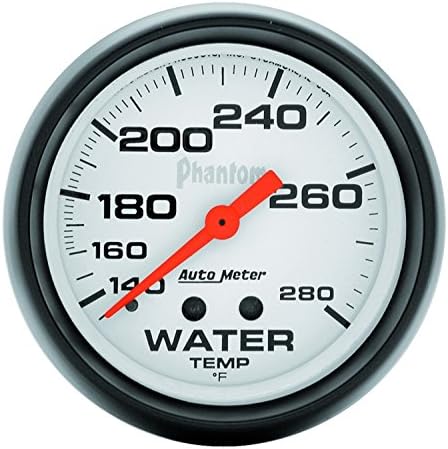 Auto Meter 5831 Phantom Mechanical Water Temperature Gauge Auto Meter