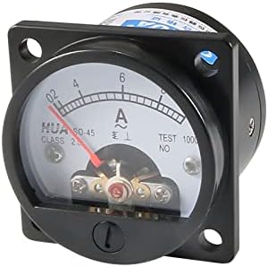 uxcell Class 2.5 Accuracy AC 0-10A Round Analog Panel Meter Ammeter Black Uxcell