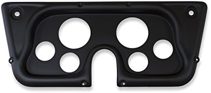 Auto Meter 2142 Direct Fit Gauge Mount (3 3/8" x2, 2 1/16" x4), Black Auto Meter