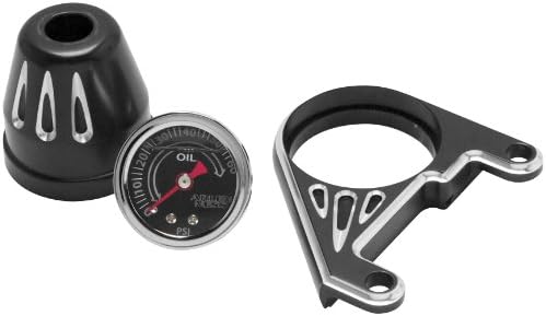 Arlen Ness 15-668 Oil Pressure Gauge Kit , Black Arlen Ness