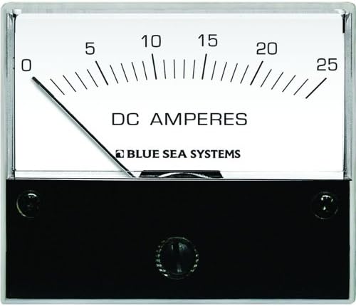 Blue Sea 8005 2-3/4" Face DC Analog Ammeter 0-25 Amperes Blue Sea Systems