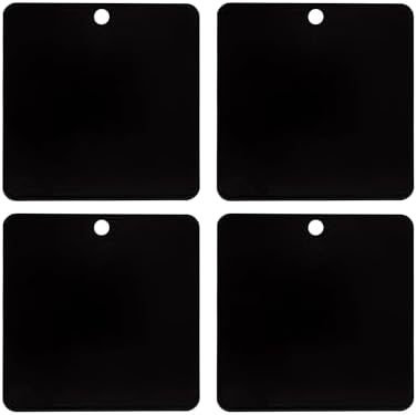 Buyers Products 8895400 Self-Adhesive Magnetic Mount Pad for Aluminum Cabs, for Magnetic Light Mounts, Durable Black Powdercoat, Ideal for Light Bars, Strobe Beacons and Spot Lights Buyers Products Company