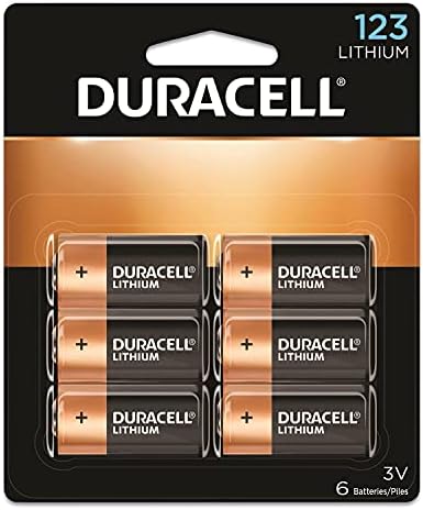 Литиевые батареи большой мощности, 123, 3 В, упаковка из 6 штук Duracell