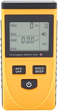 GM3120 Electromagnetic Radiation Detector, Digital Electromagnetic Field Radiation Tester Hand-held Digital LCD EMF Detector for Detecting Electric and Magnetic Field Radiation Ciciglow