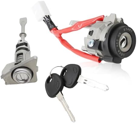 81970-3XA00 Ignition & Door Lock Cylinder Compatible with Elantra 2011 2012 2013 2014 2015 2016 1.8L 2.0L Yunnergo