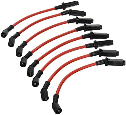 JDMSPEED New 10.5MM Performance Spark Plug Wires Set Replacement For Chevy GMC LS1 Vortec 4.8L 5.3L 6.0L 1999-2006 Jdmspeed