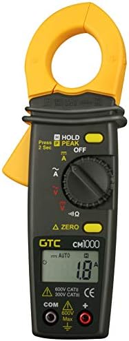 GTC CM1000 1000 Amps AC/DC Current Clamp Meter by General Technologies Corp Gtc