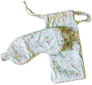 Маска для сна Mary Square Electric Ambition Pastel Blue Floral, один размер, полиэстер Mary Square