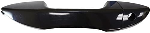 PT Auto Warehouse TO-3289S-FL - Outside Exterior Outer Door Handle, Smooth Black - Driver Side Front PT Auto Warehouse