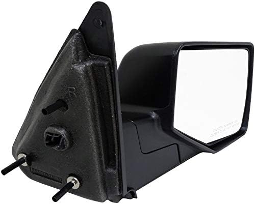 Dorman 955-837 Passenger Side Manual Door Mirror - Folding Compatible with Select Ford Models, Black Dorman