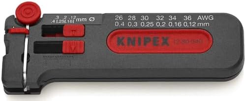 Мини-зажим KNIPEX для проводов, диаметр 0,12–0,4 мм, с регулировкой длины 4,0–15,0 мм Knipex