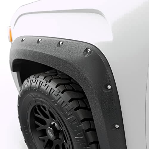 EGR BLF1021-Baseline Fender Flare Set Compatible with Select GMC 2015-2022 GMC Canyon Series Trucks - Textured ABS with Simulated Bolt-On Look Egr