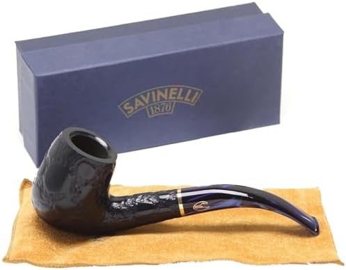 Savinelli Alligator Blue 606 KS Italian Handmade Briar Wood Pipe Savinelli