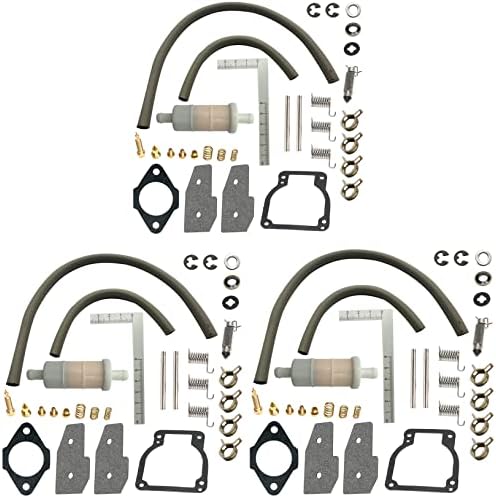 Комплект для реставрации карбюратора 18-7750-1, прокладки для лодочных моторов Mercury Mariner, замена для 1395-8236354 (набор из 3 штук) Trucktok