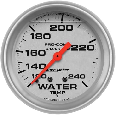 Auto Meter 4632 Ultra-Lite LFGs Water Temperature Gauge Auto Meter