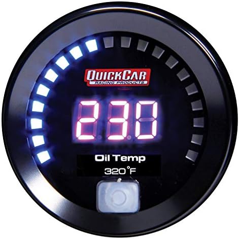 Quickcar Racing Products 67-009 Digital Oil Temperature Gauge QuickCar Racing Products