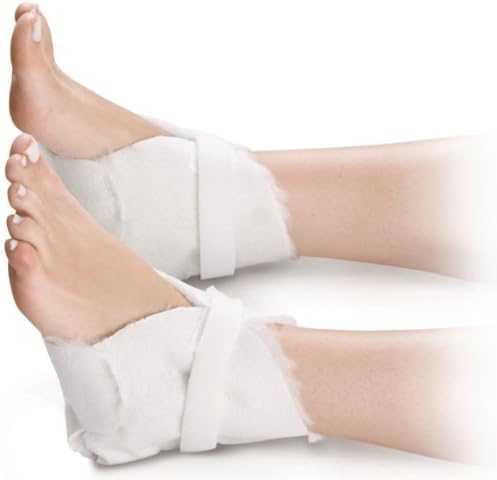 Medline Economy Heel Protectors with Hook-and-Loop Fasteners, Pressure Relief Cushions, 6 Pairs Medline