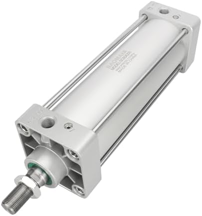 Baomain Pneumatic Air Cylinder SC 80 x 200 PT 3/8, Bore: 80mm, Stroke: 200mm, Screwed Piston Rod Dual Action 1 Mpa Baomain