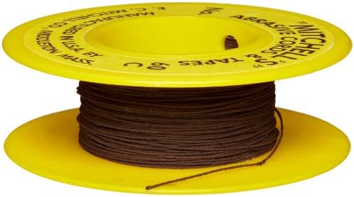 Mitchell Abrasives 53 Round Abrasive Cord, Aluminum Oxide 180 Grit .040" Diameter x 25 Feet Mitchell Abrasives