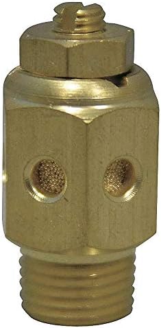 Speedaire, 1EJU2, Speed Control Muffler, 1/8 NPT, 1/2 Hex Speedaire