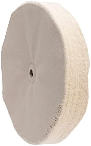 Eastwood Soft Loose Muslin Buffing Wheel 40 Ply Thick Buff 8 X 1/2 Loose Flexible Wheel for Color Buff Eastwood