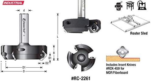 Промышленный пробойник 2" (50 мм) с хвостовиком 1/2" (12,7 мм) Amana Tool