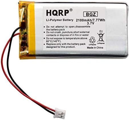 HQRP Battery Compatible with Uniden Guardian UDR744 UDR744HD UDR777HD UDR780HD 634169 Monitor 3.7v 2.1Ah 2100mAh Hqrp