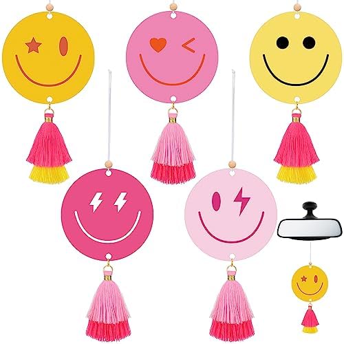 5 Pieces Funny Car Air Fresheners for Men Air Freshener Hanging Truck Air Fresheners Car Accessories Ideal Gift for Birthday, Christmas Stocking Stuffers (Preppy) Frienda