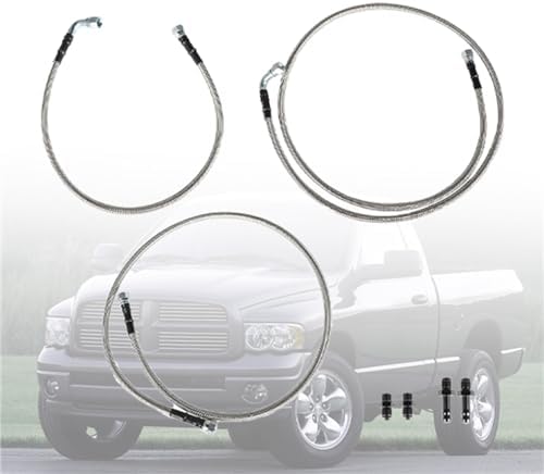 48RE Transmission Cooler Hoses Lines Kit Replacement for 2003-2007 Ram Cummins 5.9L Tjhsm